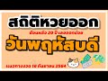 สถิติ หวย ย้อน หลัง 30 ปี