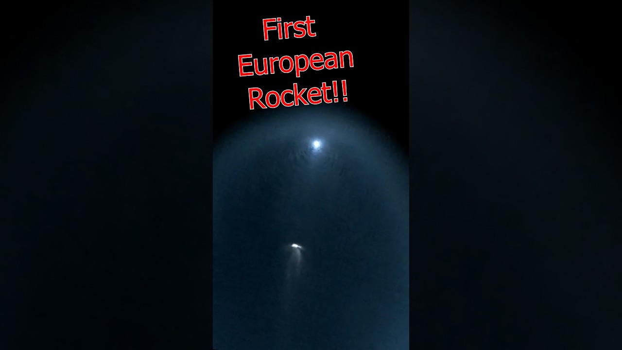 Europe's First Successful Rocket Launch From Europe!!!
