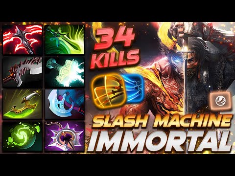 Juggernaut 34 KILLS Slash Machine - Dota 2 Pro Gameplay [Watch & Learn]