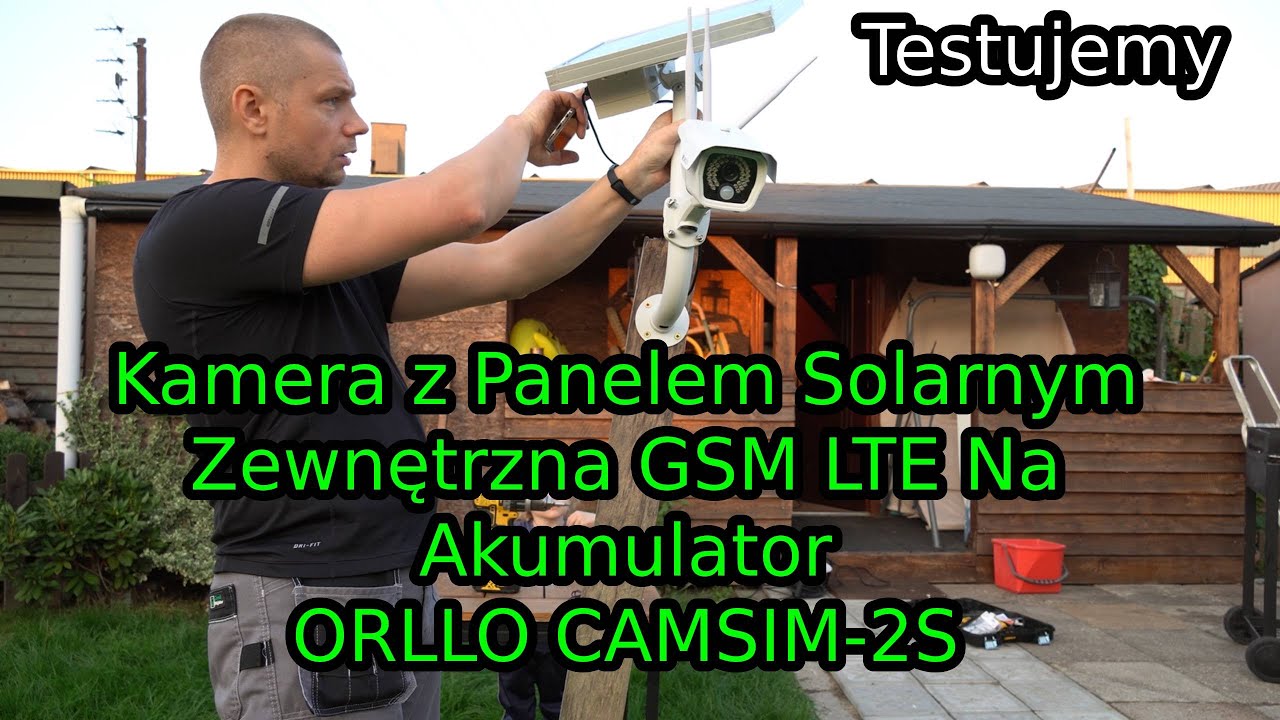 Kamera Solarna Zewnętrzna GSM LTE Akumulator ORLLO CAMSIM-2S