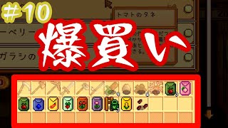 【スタデューバレー実況】夏にテンション上がって気づいたら散財してたｗ