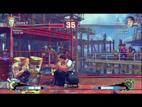 SSF4 - kyotojin (Guile) VS. Daigo Umehara (Ryu)