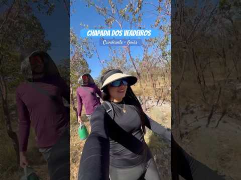 Começo do circuito de 9km rumo as cachoeiras da Chapada dos Veadeiros. 🥾🌳🪾