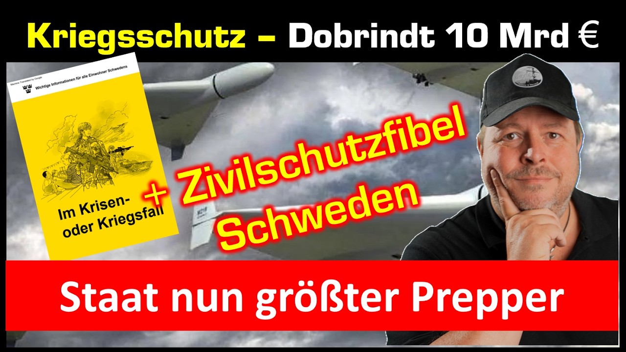 Dobrint nun 10 Mrd € Prepper - Kriegsvorbereitung Zivilschutz / THW /  Krisenvorsorge