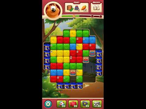 Toon Blast Level 6643 - NO BOOSTERS 🐻🐺🐱 | SKILLGAMING ✔️