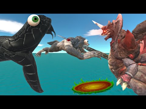 Which units Can Survive Black Titanoboa Head to Battle Destoroyah? - ARBS