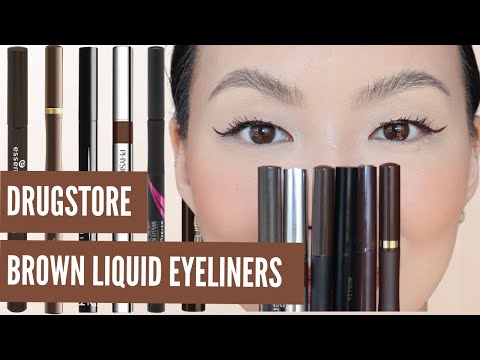 Best Drugstore Brown Liquid Eyeliners