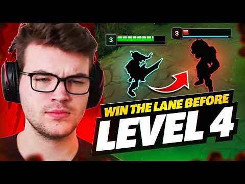 HOW TO WIN EVERY LANE BEFORE LEVEL 4