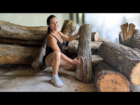 LOOK AT THIS BRILLIANT IDEA WITH ROUGH WOOD TRUNK! IMPRESSIVE RESULT ✨