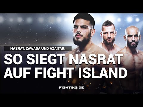 Nasrat, Azaitar und Zawada: Das DEUTSCHE TRIO & seine Gegner auf Fight Island - FIGHTING