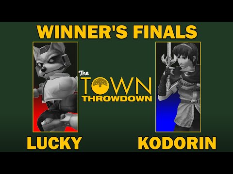 Lucky (Fox) vs KoDoRiN (Marth) | Winner's Finals | The Town Throwdown