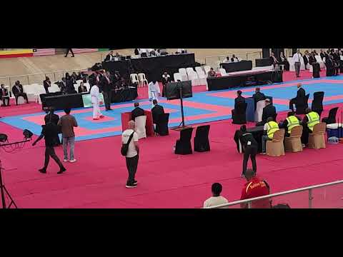 -66kg Junior Male kumite Finals Celestine Christopher (NGR) VS Mostafa Mouaz (EGY) UFAK Karate 2025