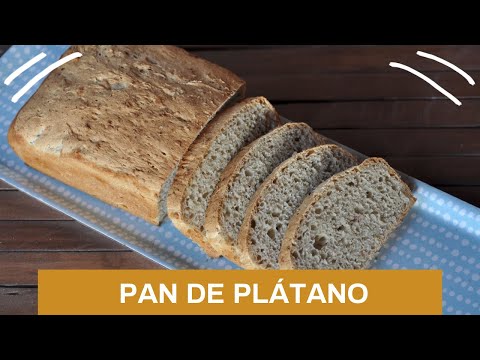Pan de plátano y almendras