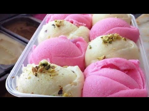 He made ice cream with three ingredients at home