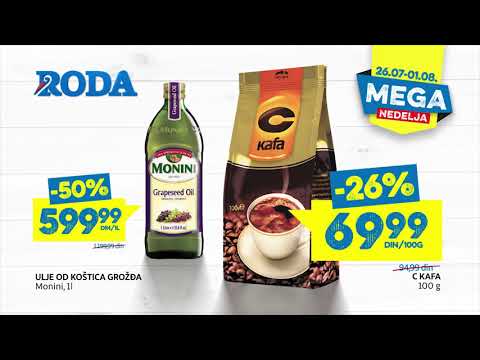 Roda | Mega nedelja 26.07 - 01.08.2019.
