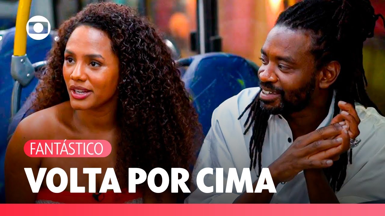 Fabrício Boliveira e Jéssica Ellen comentam personagens em ‘Volta Por Cima'! | Fantástico | TV Globo