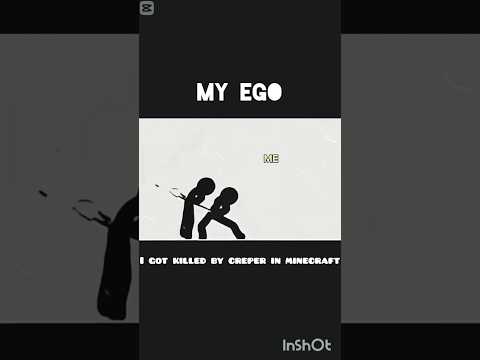 i got killed by creper in minecraft #minecraft #shorts #myego #youtube
