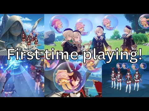 playing GENSHIN CO-OP for the first time! - YouTube