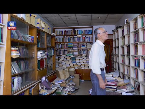 بەڤیدیۆ.. نوسەرێک بەهۆی تووشبوونی بە شێرپەنجە لە هەولێر بەرهەمی ٤٣ ساڵی دەفرۆشێت
