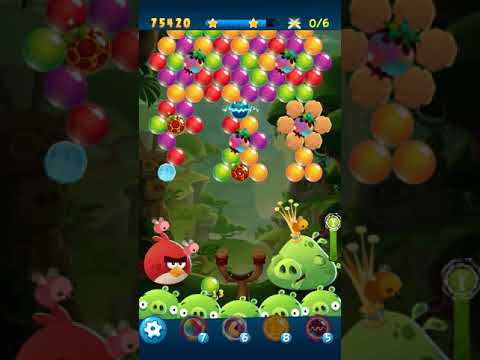 Angry Birds POP Bubble Shooter - Level 93. Gameplay Android walkthrough