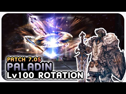 PALADIN Level 100 Rotation Showcase | 2.50s  | 2 Mins | Dawntrail Patch 7.05