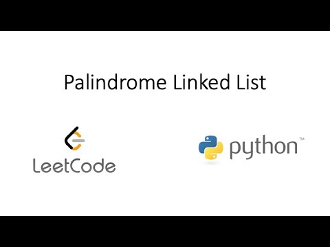 Leetcode - Palindrome Linked List (Python)