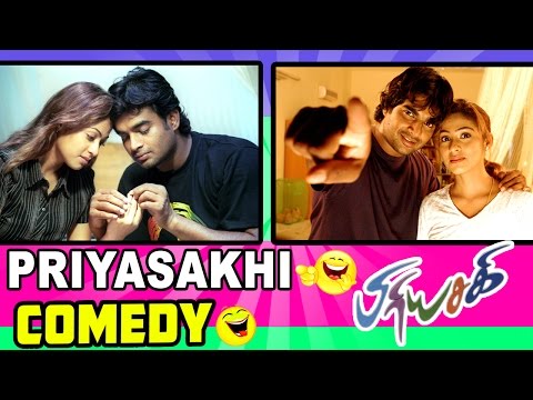 Priyasakhi Tamil Movie Comedy Scenes | Madhavan | Sadha | Ramesh Khanna | Manobala | Kovai Sarala