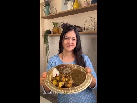 Pahadi Chausa daal & Aaloo ke gutkhe