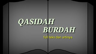 Download lagu MERDU..!!!Qasidah/Sholawat BURDAH FULL teks dan terjemahan mp3 Download lagu MERDU..!!!Qasidah/Sholawat BURDAH FULL teks dan terjemahan mp3