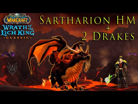 Sartharion HM + 2 Drakes | First Kill | Ret Paladin | 4:35 | Obsidian Sanctum | WoW WotLK Classic