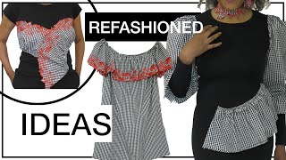 Transforming an Old Dress and T-shirt with AMAZING Results | Refashion Projects