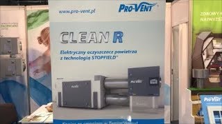 Elektro-jonizacyjny antysmogowy filtr powietrza CLEAN R