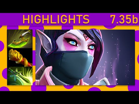 ⭐bzm Templar Assassin 20+ Kills! Mid Highlights 7.35b - Dota 2 Top MMR