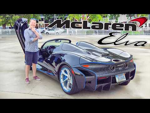 Thumbnail for MY MCLAREN ELVA DRIVE! Roofless $2M Hypercar Meets MIAMI RAINSTORMS by Car