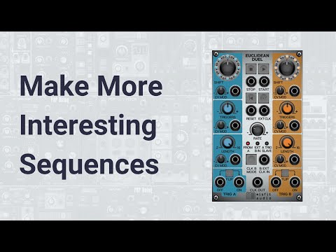 Voltage Modular Tutorial | Making Interesting Sequences with Euclidean Dual