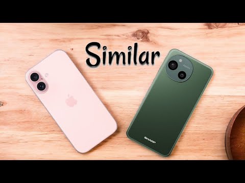 Sharp Aquos Sense 9 (vs) iPhone 16 - so similar ( とても似ています )