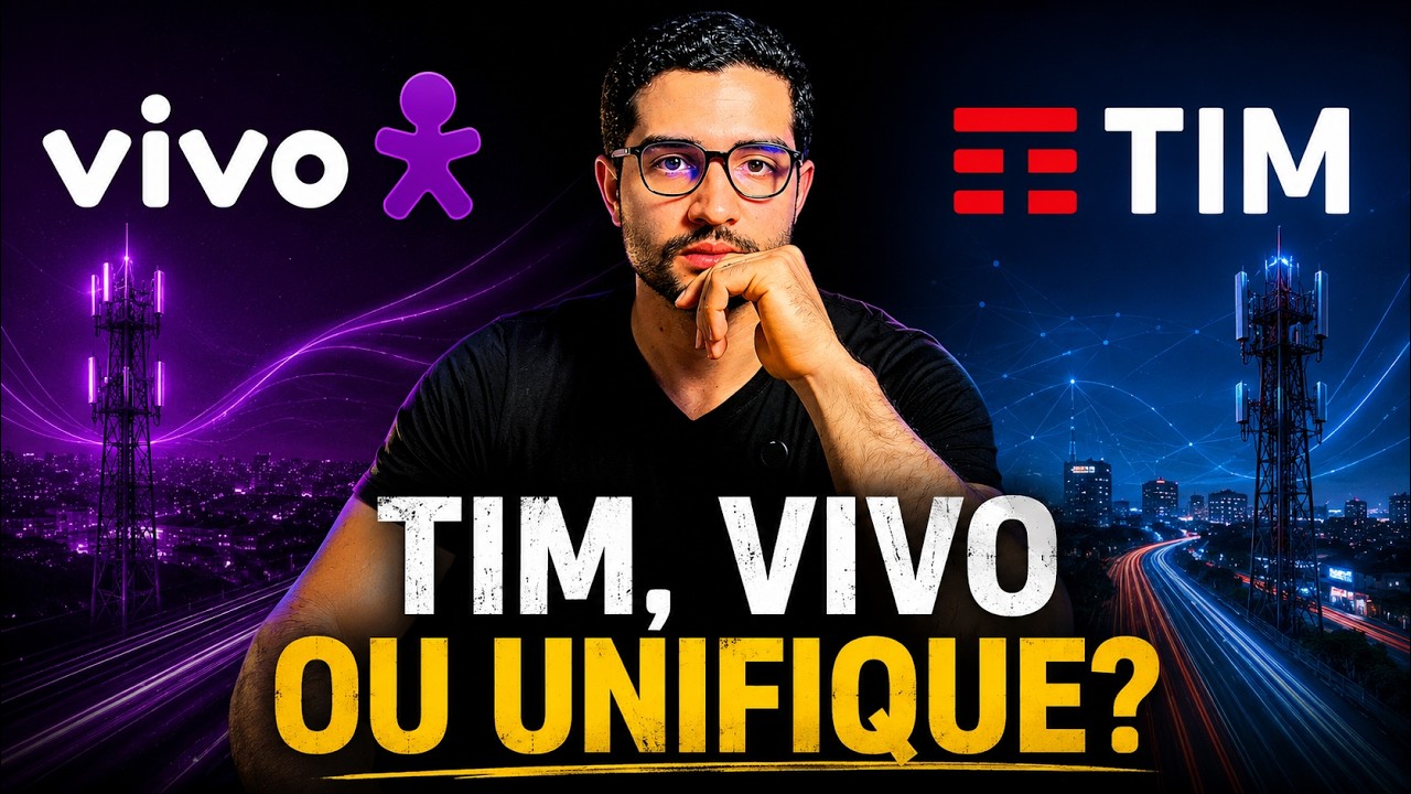 COMPAREI AS AÇÕES DE TELECOM: TIM, TELEFÔNICA E UNIFIQUE. FIQE3, TIMS3 OU VIVT3 PARA DIVIDENDO?