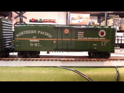 Northern Pacific 40' highcube and RBL DF car Information.