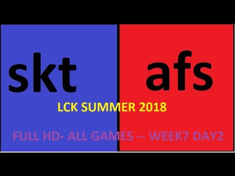 SKT vs AFS  FULL ALL GAMES Match Summaries FULL HD