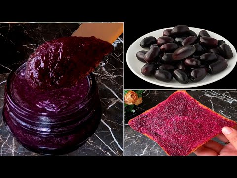 Homemade Black Jamun Jam | Fruit Jam Recipe | How to make  fruit jam at home 
