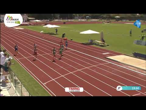 200m [M], POLUFINALE, II. skupina, Toma Batistić - Europski olimpijski festival mladih 2023
