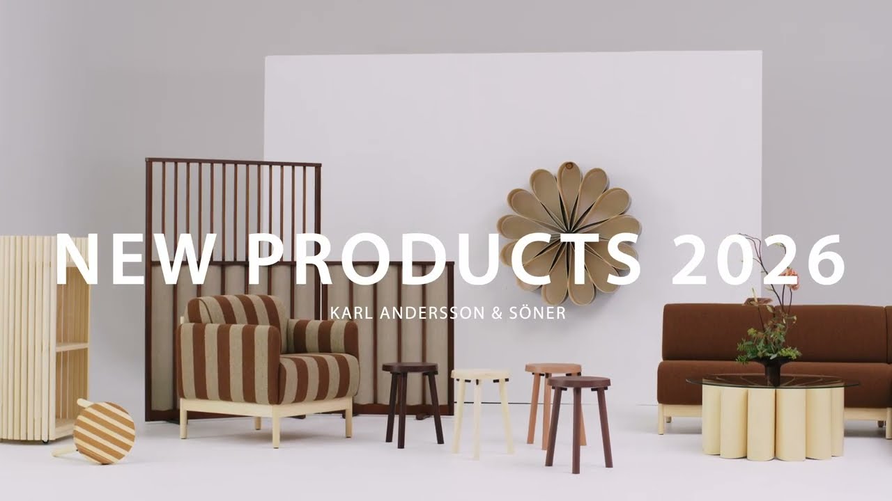 Nya produkter sittmöbler pulpet soffbord rumsavdelare pall Karl Andersson Söner