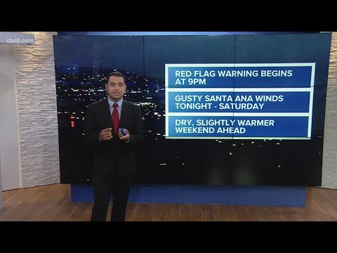 San Diego County full weather forecast - November 26, 2020 (5 p.m.)