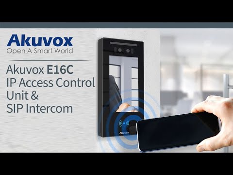 Akuvox E16 IP Access Control Unit & SIP Intercom with Face Recognition