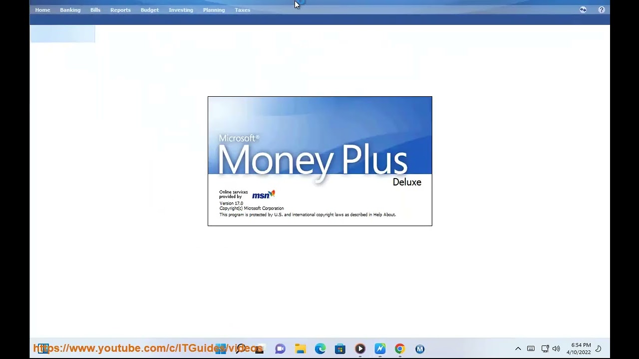 Download & install Microsoft Money Plus Sunset Deluxe on Windows 11 (2025 Re-updated)