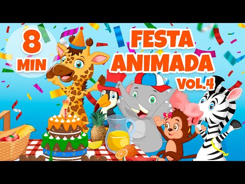 Festa Animada da Giramille Vol. 4 - Giramille 8 min | Desenho Animado Musical
