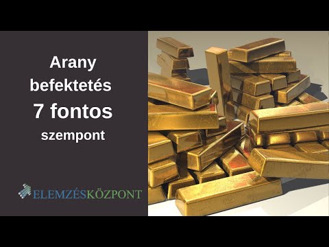 Befektetési arany: 7 fontos összefüggés