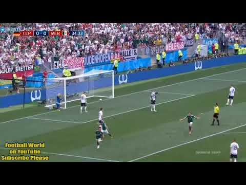 Germany Vs Mexico 0 - 1 Hirving Lozano Goal World Cup Rusia 2018