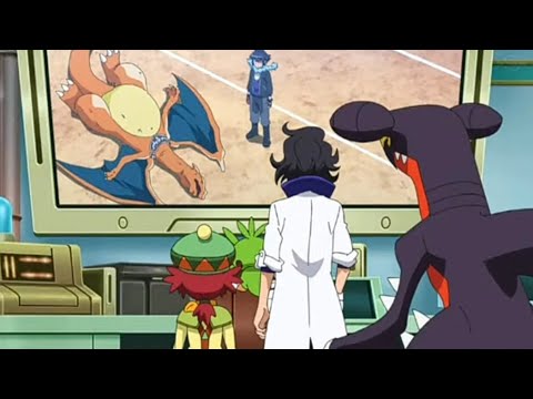 Leon's Charizard one shots Alain's Mega Charizard X in Pokemon Journeys Episode 115 | Leon vs Alain