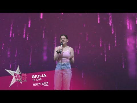 Giulia 12 ans - Swiss Voice Tour 2022, Parc du Rhône Collombey